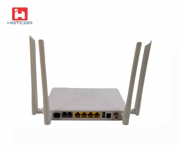4GE+2POTS+WIFI+CATV���wGPON ONT
